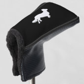 Couvre-club De Golf Chien Dachshund longue cheveux Dachshund silhouett (Devant 3/4)
