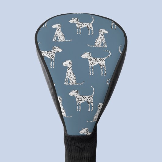 Couvre-club De Golf Chien dalmate vert Turquoise