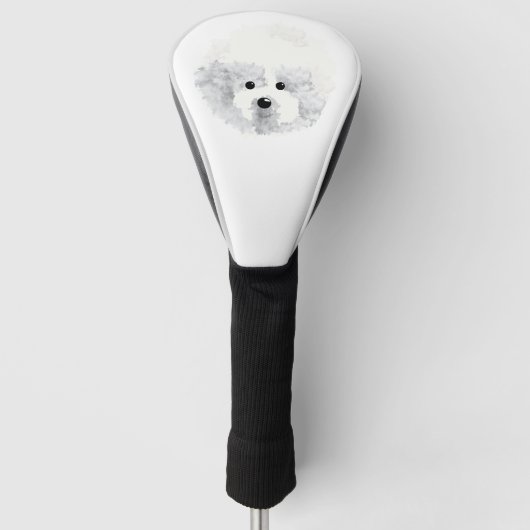 Couvre-club De Golf Chien de Bichon Frise (Devant)