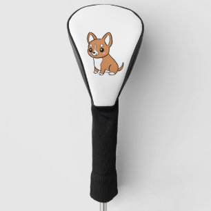 Couvre-club De Golf Chien de chihuahua joli dessin animé