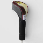 Couvre-club De Golf Chien de malamut de l'Alaska monogrammé (Incliné)