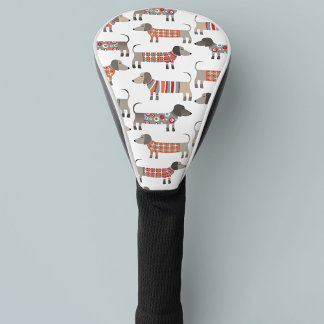 Couvre-club De Golf Chien de saucisse Dachshund