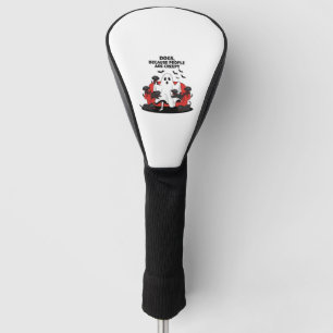 Couvre-club De Golf Chien d'Halloween effrayant Fantôme effrayant 23