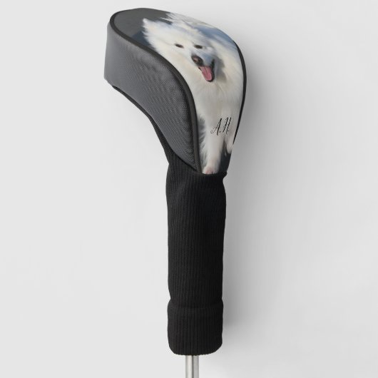 Couvre-club De Golf Chien Eskimo monogrammé (Incliné)