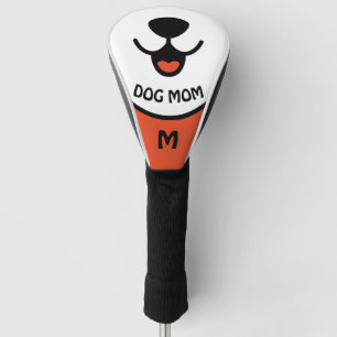 Couvre-club De Golf Chien Maman Chien Chien Chien Rouge Blanc & Noir