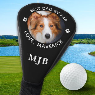 Couvre-club De Golf Chien Papa Photo personnalisée Monogramme personna