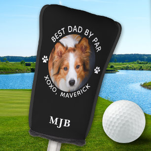 Couvre-club De Golf Chien Papa Photo personnalisée Monogramme Putter p