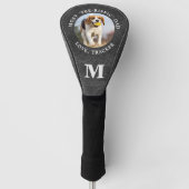 Couvre-club De Golf Chien personnalisé DAD Pet photo Monogramme en cui (Devant)