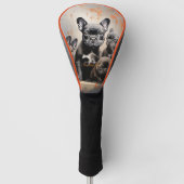 Couvre-club De Golf Chiens de chiot français amical Bulldog 001 - Raim (Devant)