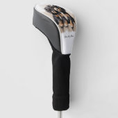 Couvre-club De Golf Chiens de marionnettes du roi Charles Spaniel (Incliné)