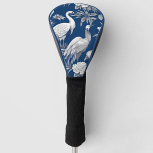 Couvre-club De Golf Chinoserie bleu et blanc Série Design 7