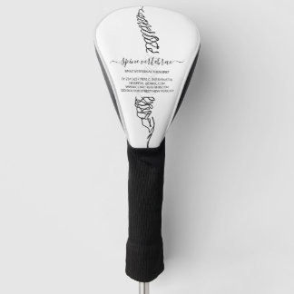 Couvre-club De Golf Chiropractor Chiropractic Spine Adjust Therapist