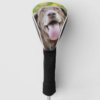 Couvre-club De Golf Chocolat Lab Chien