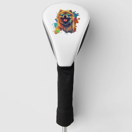 Couvre-club De Golf Chow Chow Chien Chien chinois race pour un Chow Ch (Devant)