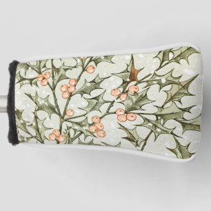 Couvre-club De Golf Christmas Holly Jolie Antique Salutation