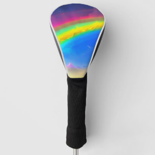 Couvre-club De Golf Ciel lumineux arc-en-ciel