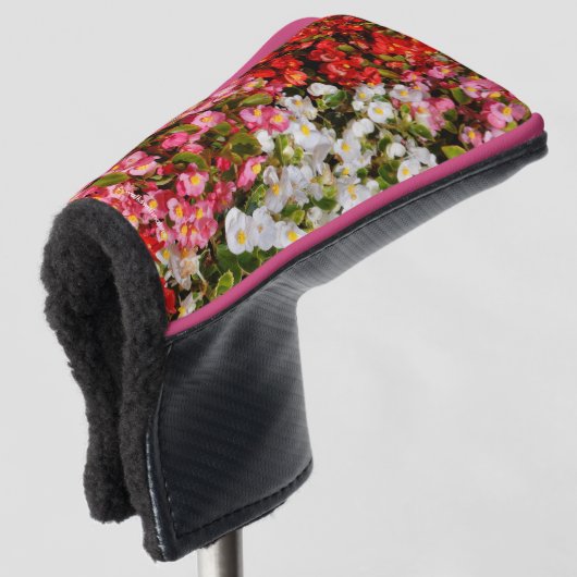 Couvre-club De Golf Cire colorée Begonias (Devant 3/4)