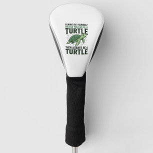 Couvre-club De Golf Citation de Tortue Drôle Design de Gravure Vintage