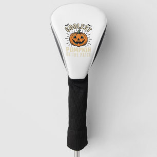 Couvre-club De Golf Citrouille d'Halloween la plus cool du jardin Vint