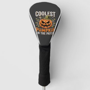 Couvre-club De Golf Citrouille la plus cool du patch Design Halloween