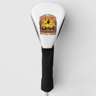 Couvre-club De Golf Citrouille la plus cool Patch Halloween Sorcière A