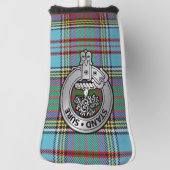 Couvre-club De Golf Clan Anderson Crest & Tartan (Tourné à 90°)