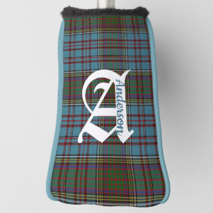 Couvre-club De Golf Clan Anderson Tartan Plaid Monogramme