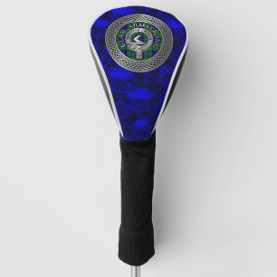 Couvre-club De Golf Clan Armstrong Crest & Tartan Knot sur le chardon