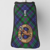 Couvre-club De Golf Clan Baird Crest sur Tartan (Tourné à 90°)
