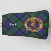 Couvre-club De Golf Clan Baird Crest sur Tartan (Devant)