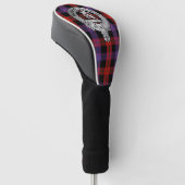 Couvre-club De Golf Clan Brown Crest & Tartan (Incliné)