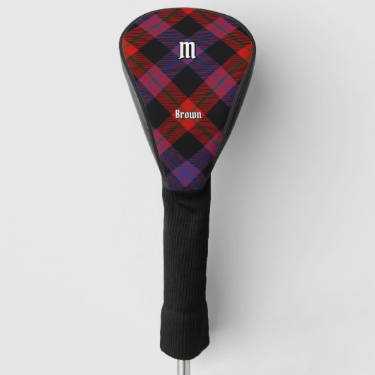 Couvre-club De Golf Clan Brown Tartan (Devant)
