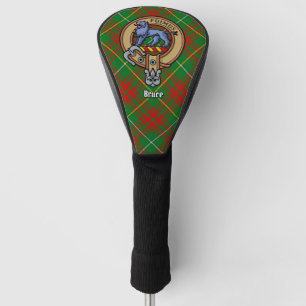 Couvre-club De Golf Clan Bruce Crest sur la chasse Tartan