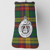 Couvre-club De Golf Clan Buchanan Crest & Tartan (Tourné à 90°)
