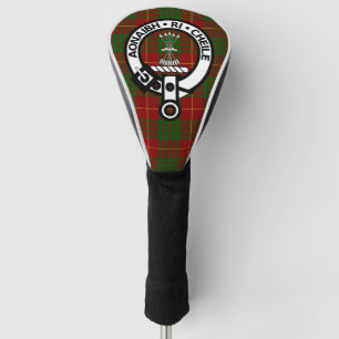 Couvre-club De Golf Clan Cameron Crest Badge & Tartan