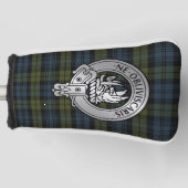 Couvre-club De Golf Clan Campbell Crest & Tartan (Devant)