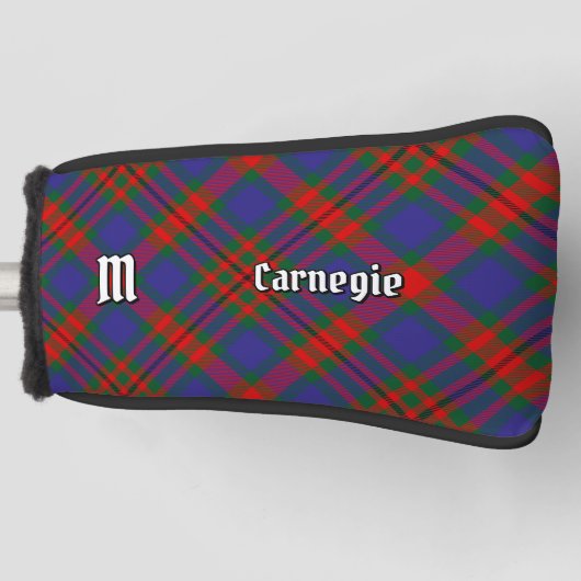 Couvre-club De Golf Clan Carnegie Tartan (Devant)