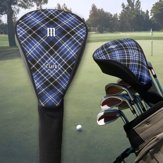 Couvre-club De Golf Clan Clark Tartan