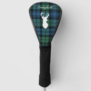 Couvre-club De Golf Clan de Noël Tartan personnalisé Campbell Plaid