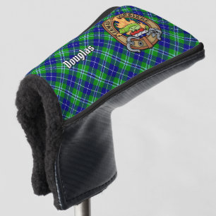 Couvre-club De Golf Clan Douglas Crest sur Tartan
