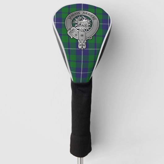 Couvre-club De Golf Clan Douglas Crest & Tartan (Devant)