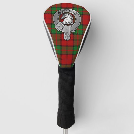 Couvre-club De Golf Clan Dunbar Crest & Tartan (Devant)