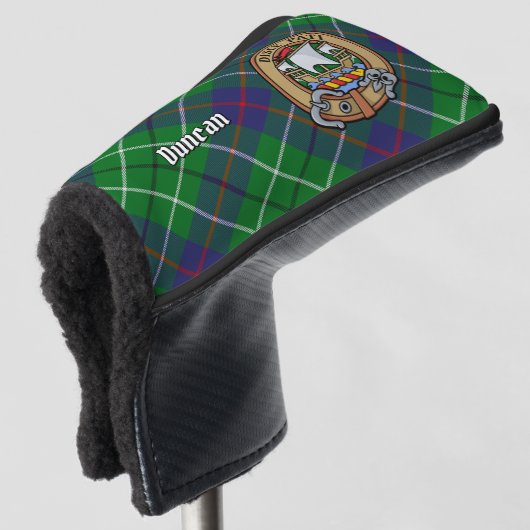Couvre-club De Golf Clan Duncan Crest over Tartan (Devant 3/4)