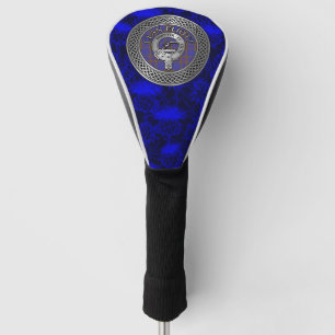 Couvre-club De Golf Clan Eliott Crest & Tartan Knot