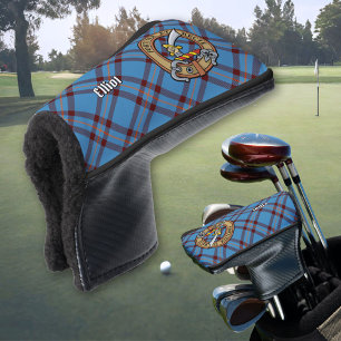 Couvre-club De Golf Clan Elliot Crest sur le tarte antique
