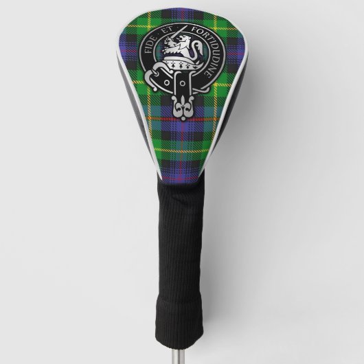 Couvre-club De Golf Clan Farquharson Crest & Tartan (Devant)