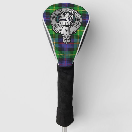 Couvre-club De Golf Clan Farquharson Crest & Tartan (Devant)