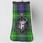Couvre-club De Golf Clan Farquharson Crest & Tartan (Tourné à 90°)