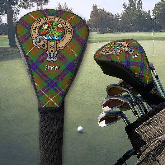 Couvre-club De Golf Clan Fraser Crest Golf Head Cover