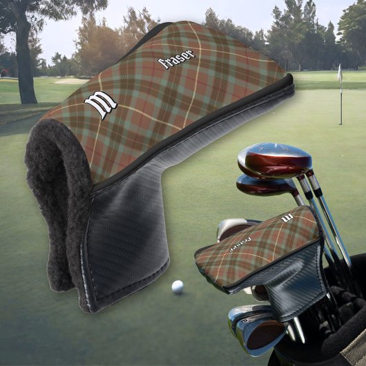 Couvre-club De Golf Clan Fraser Tartan de chasse Patinée